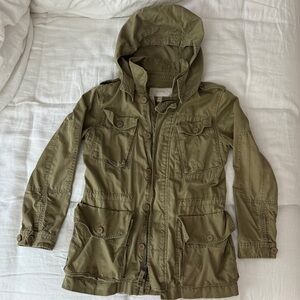 JCREW Utility Field Military Jacket 100% Cotton
